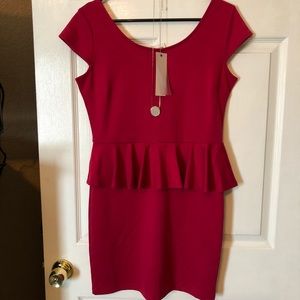 Peplum dress